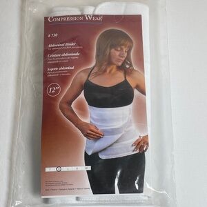 White Abdominal Binder